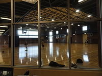 Basketball courts.