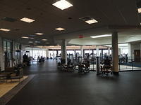 Weight rooms.