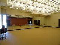 Fitness room where classes are held.